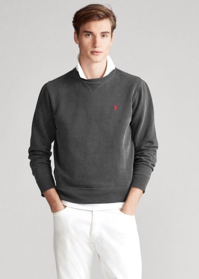 Men's Polo Ralph Lauren Garment-Dyed Fleece Sweatshirt | 761549IKW